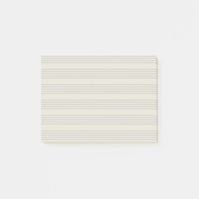 Personalisiertes, individualisierbares Linenpapier Post-it Klebezettel (Vorderseite)