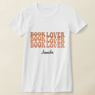 Personalisiertes Individuelle Name Book Lover Read T-Shirt