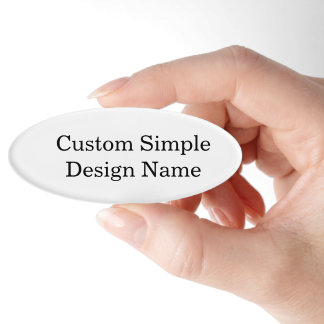 Personalisiertes individuelles Design 3" x 1,125" Namenschild