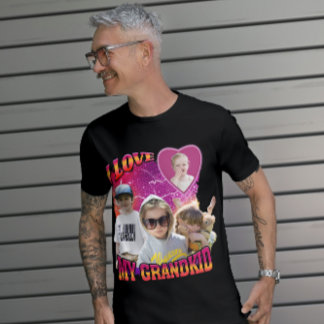 Personalisiertes individuelles Foto-Bootleg Ich li T-Shirt