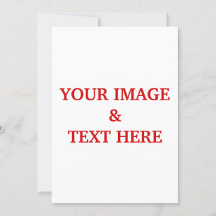 Personalisiertes individuelles Foto Einladung