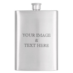 Personalisiertes individuelles Foto Flachmann