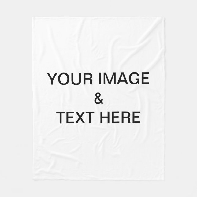 Personalisiertes individuelles Foto Fleecedecke (Vorderseite)