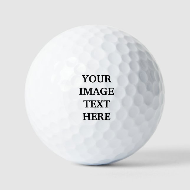 Personalisiertes individuelles Foto Golfball (Vorderseite)