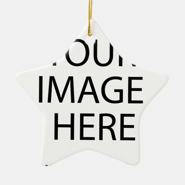 Personalisiertes individuelles Foto Keramikornament (Vorne)