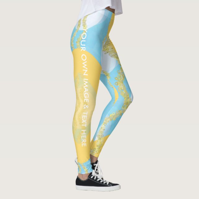 Personalisiertes individuelles Foto Leggings (Rechts)