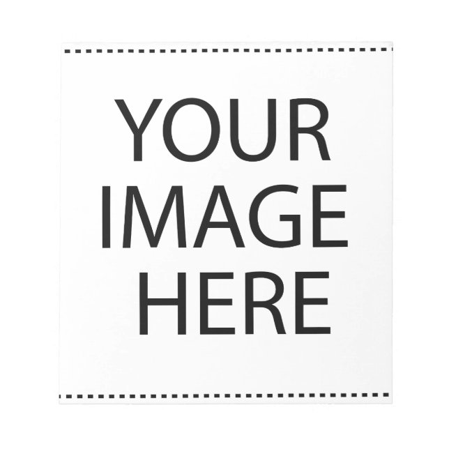 Personalisiertes individuelles Foto Notizblock (Vorderseite)