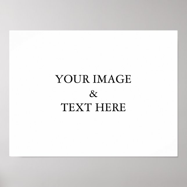 Personalisiertes individuelles Foto Poster (Vorne)