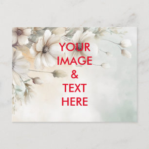 Personalisiertes individuelles Foto Postkarte