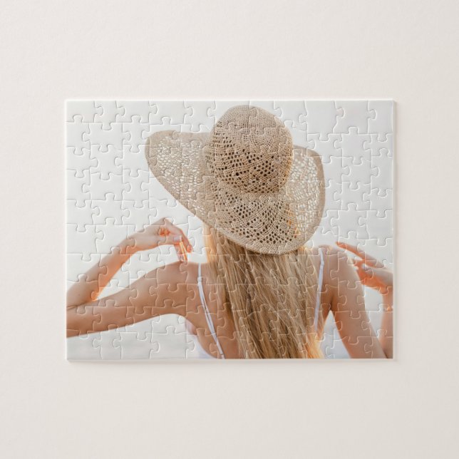 Personalisiertes individuelles Foto-Puzzleteil Puzzle (Horizontal)