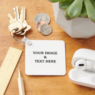Personalisiertes individuelles Foto Schlüsselanhänger