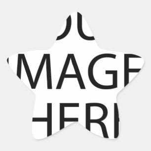 Personalisiertes individuelles Foto Stern-Aufkleber