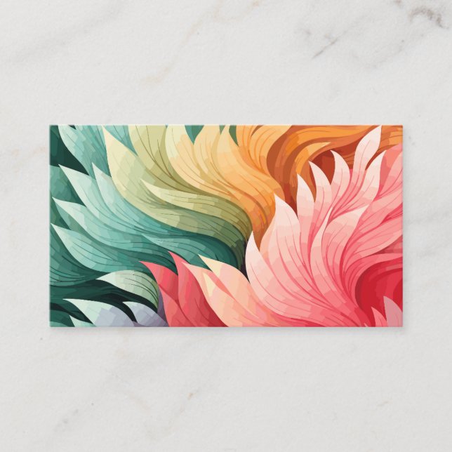 Personalisiertes individuelles Foto- und Textgesch Visitenkarte (Vorderseite)