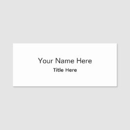 Personalisiertes individuelles professionelles Mit Namensschild