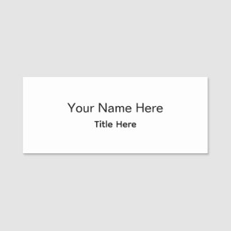 Personalisiertes individuelles professionelles Mit Namensschild