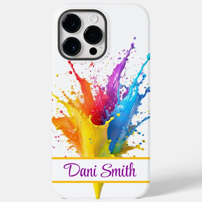 Personalisiertes iPhone 14 Pro Max Gehäuse Case-Mate iPhone Hülle (Rückseite)