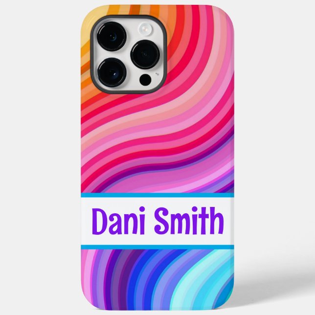 Personalisiertes iPhone 14 Pro Max Gehäuse Case-Mate iPhone Hülle (Rückseite)