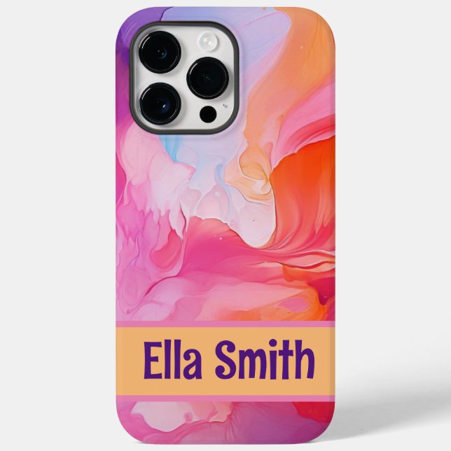 Personalisiertes iPhone 14 Pro Max Gehäuse Case-Mate iPhone Hülle (Rückseite)