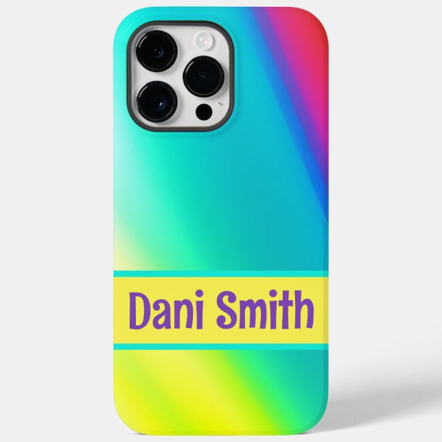 Personalisiertes iPhone 14 Pro Max Gehäuse Case-Mate iPhone Hülle (Rückseite)