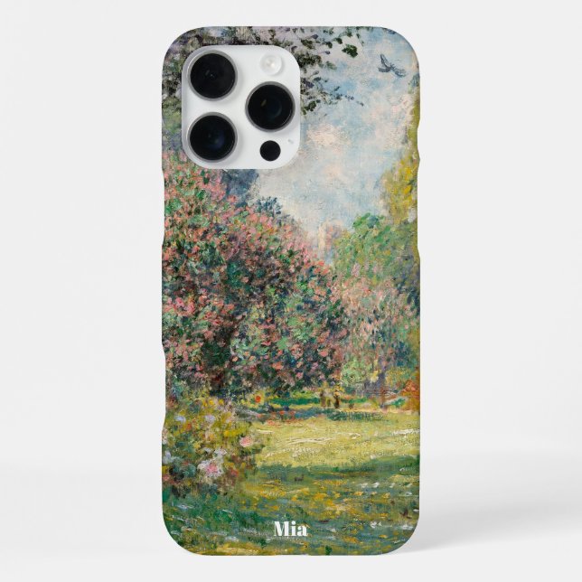 Personalisiertes Iphone-Case Monet-Kunst iPhone Hülle (Rückseite)