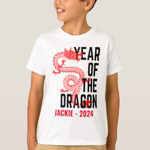 Personalisiertes Jahr des Geburtsjahres des Drache T-Shirt