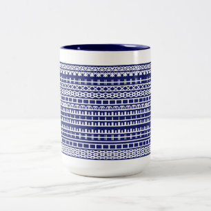 Personalisiertes Jahres-Weißer-Elefant-Geschenkaus Zweifarbige Tasse