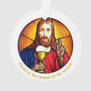 Personalisiertes Jesus-Image Ornament