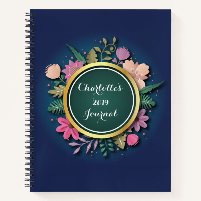 Personalisiertes Journal 2019 Notizbuch (Vorderseite)