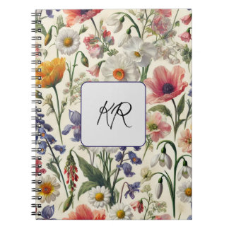 Personalisiertes Journal in schöner botanischer Sc Notizblock