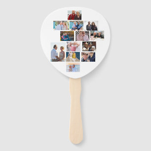 Personalisiertes Jubiläum 13 FotoCollage Fächer