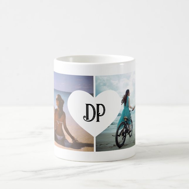 Personalisiertes Jubiläumsgeschenk mit Initialen | Kaffeetasse (Mittel)
