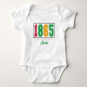 Personalisiertes Juneteh - Schwarze Geschichte Baby Strampler