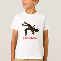 Personalisiertes Jungen-Wrestling-T-Shirt