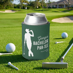 Personalisiertes Junggesellen-Par-Tee Golf Dosenkühler