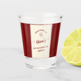 Personalisiertes Junggesellinnen-Abschied Shotglas Schnapsglas