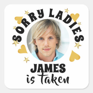 Personalisiertes Junggesellinnenabschied-Geschenk  Quadratischer Aufkleber