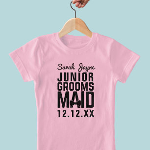 Personalisiertes Junior-Brautjungfer-T-Shirt für M T-Shirt