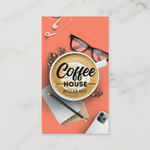 Personalisiertes Kaffeehaus Visitenkarte