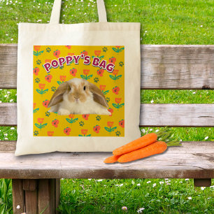Personalisiertes Kaninchengeschenk, Fun Pet Foto Z Tragetasche