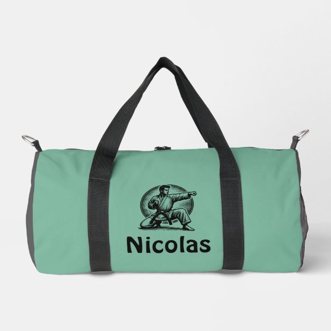 Personalisiertes Karate Duffle Bag (Vorderseite)