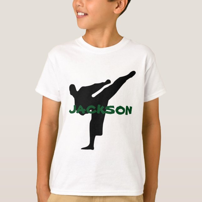 Personalisiertes Karate-Shirt T-Shirt (Vorderseite)