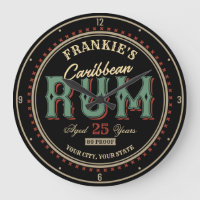 Personalisiertes karibisches Rum-Liquor-Flaschenet