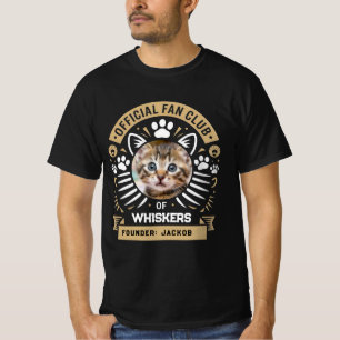 Personalisiertes Katzen-Fanclub-T-Shirt Benutzer T-Shirt