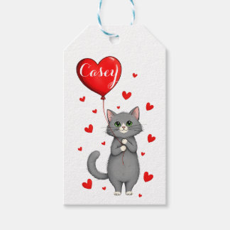 Personalisiertes Katzen-Geschenkanhänger mit Namen Geschenkanhänger