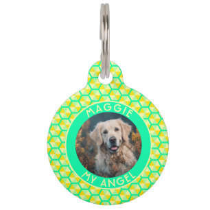 Personalisiertes Katzenbesitzer-Geschenk Honigwabe Haustiermarke