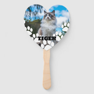 Personalisiertes Katzenhandfächer mit Foto Fächer