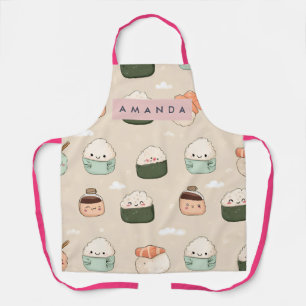 Personalisiertes Kawaii Sushi Japanisches Lebensmi Schürze