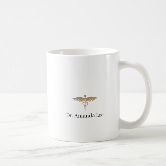 Personalisiertes Keep Calm Ich bin ein PharmD Kaffeetasse (Rechts)