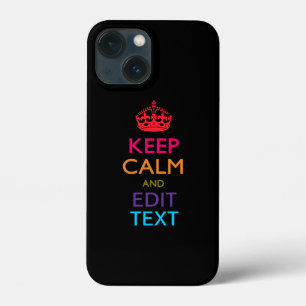 Personalisiertes KEEP CALM Mit Ihrem Text Mehrfarb Case-Mate iPhone Hülle
