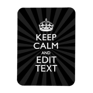 Personalisiertes KEEP CALM und Ihr Text Kreativ Magnet
